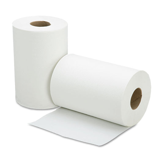AbilityOne 8540015923021, SKILCRAFT Continuous Roll Paper Towel, 1-Ply, 8" x 350 ft, White, 12 Rolls/Box