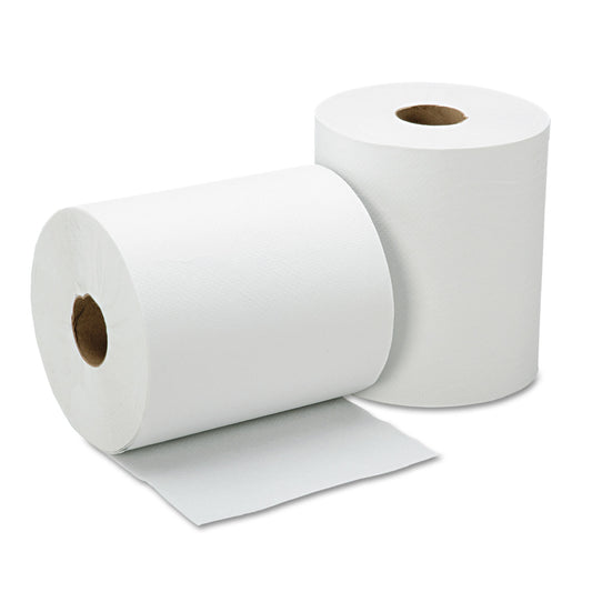 AbilityOne 8540015923323, SKILCRAFT Continuous Roll Paper Towel, 1-Ply, 8" x 600 ft, White, 12 Rolls/Box