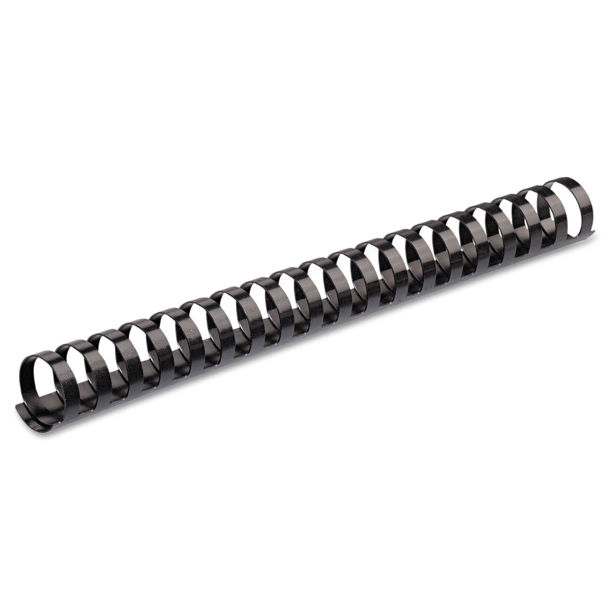 Fellowes Plastic Comb Bindings, 3/4" Diameter, 150 Sheet Capacity, Black, 25/Pack (52509)