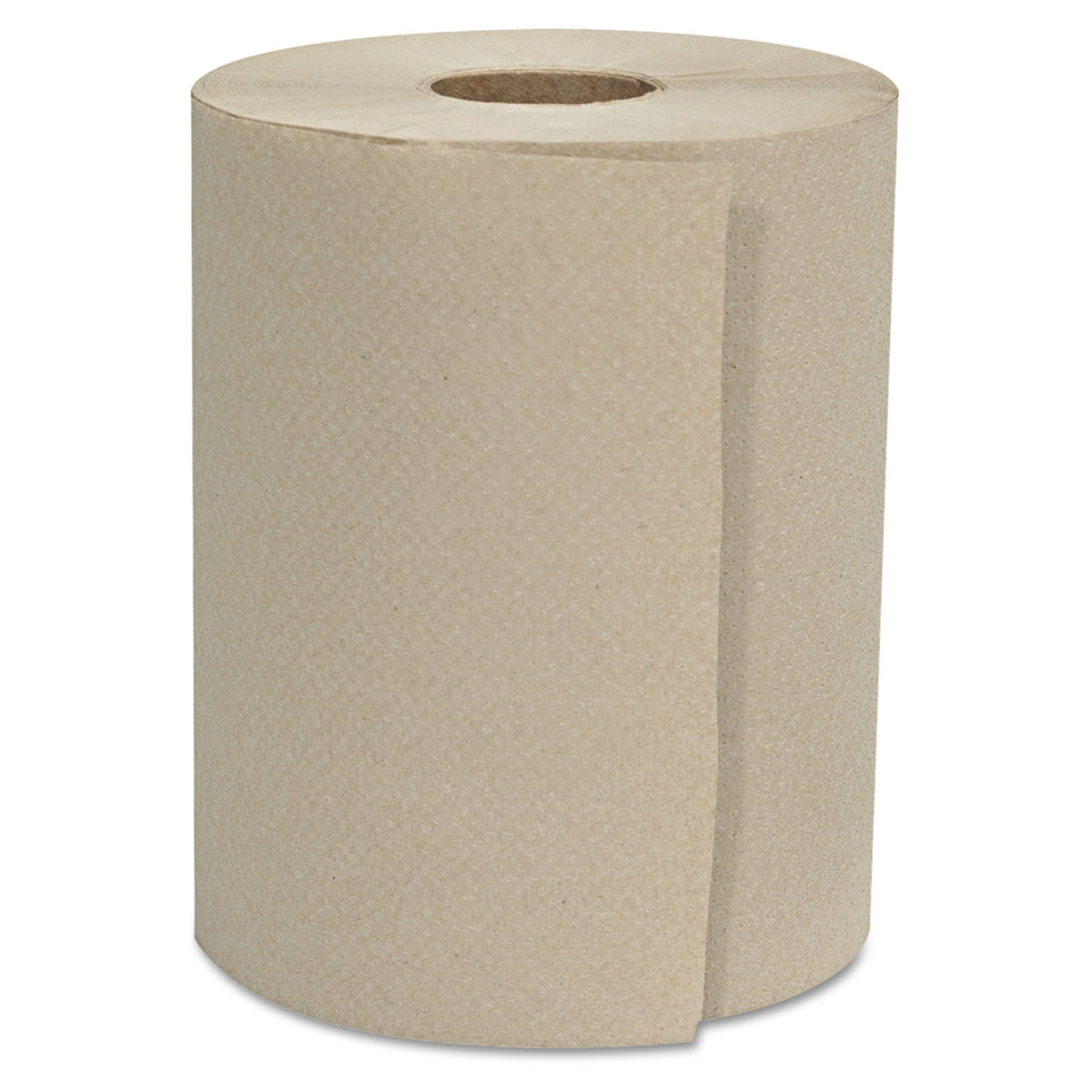 GEN Hardwound Roll Towels, 1-Ply, 8" x 600 ft, Natural, 12 Rolls/Carton (GENHWTKRFT)