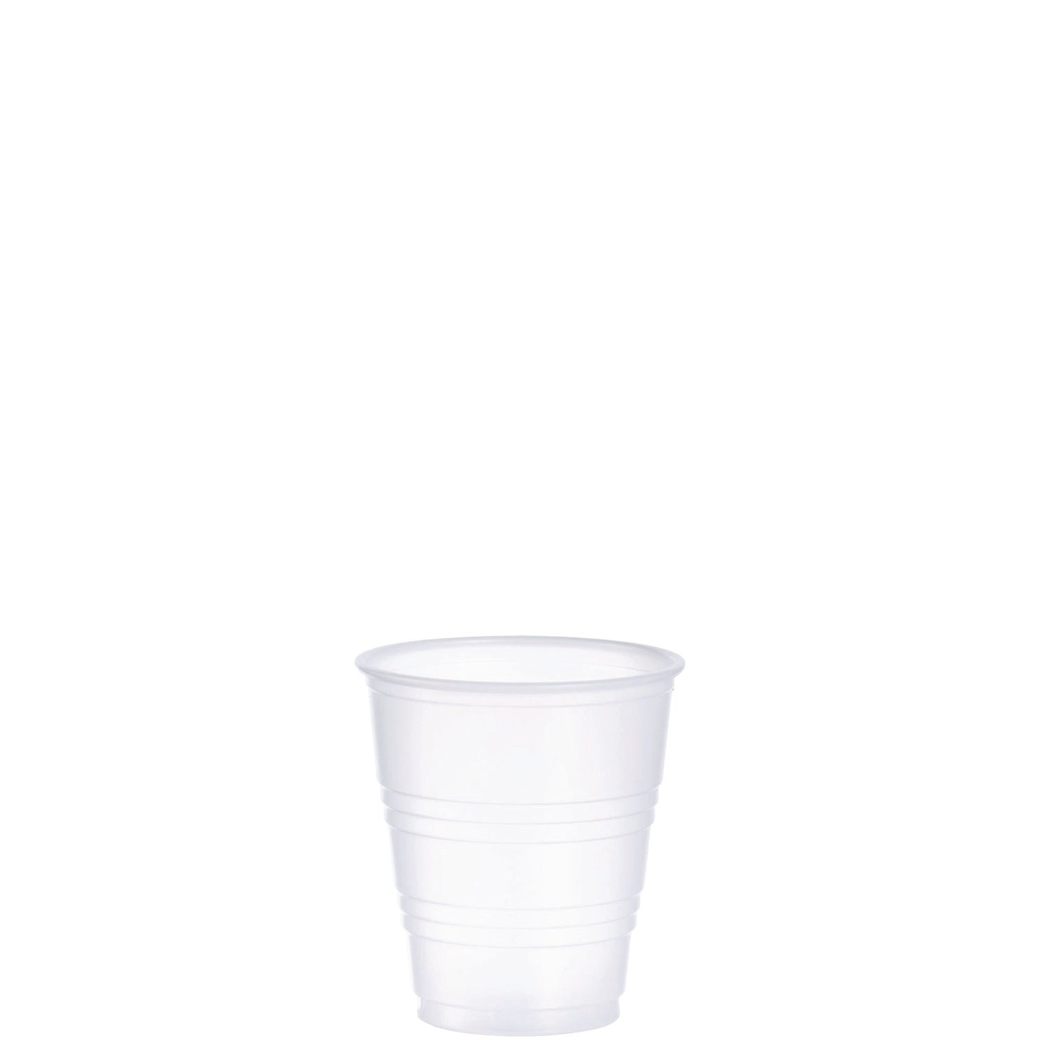 Dart High-Impact Polystyrene Cold Cups, 5 oz, Translucent, 100 Cups/Sleeve, 25 Sleeves/Carton (DCCY5CT)