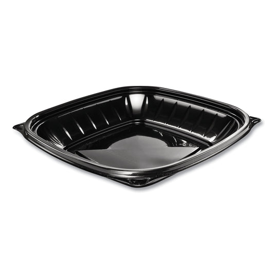 Dart PresentaBowls Pro Black Square Bowls, 24 oz, 8.5 x 8.5 x 1.8, Plastic, 63/Bag, 4 Bags/Carton (DCCB24SB)