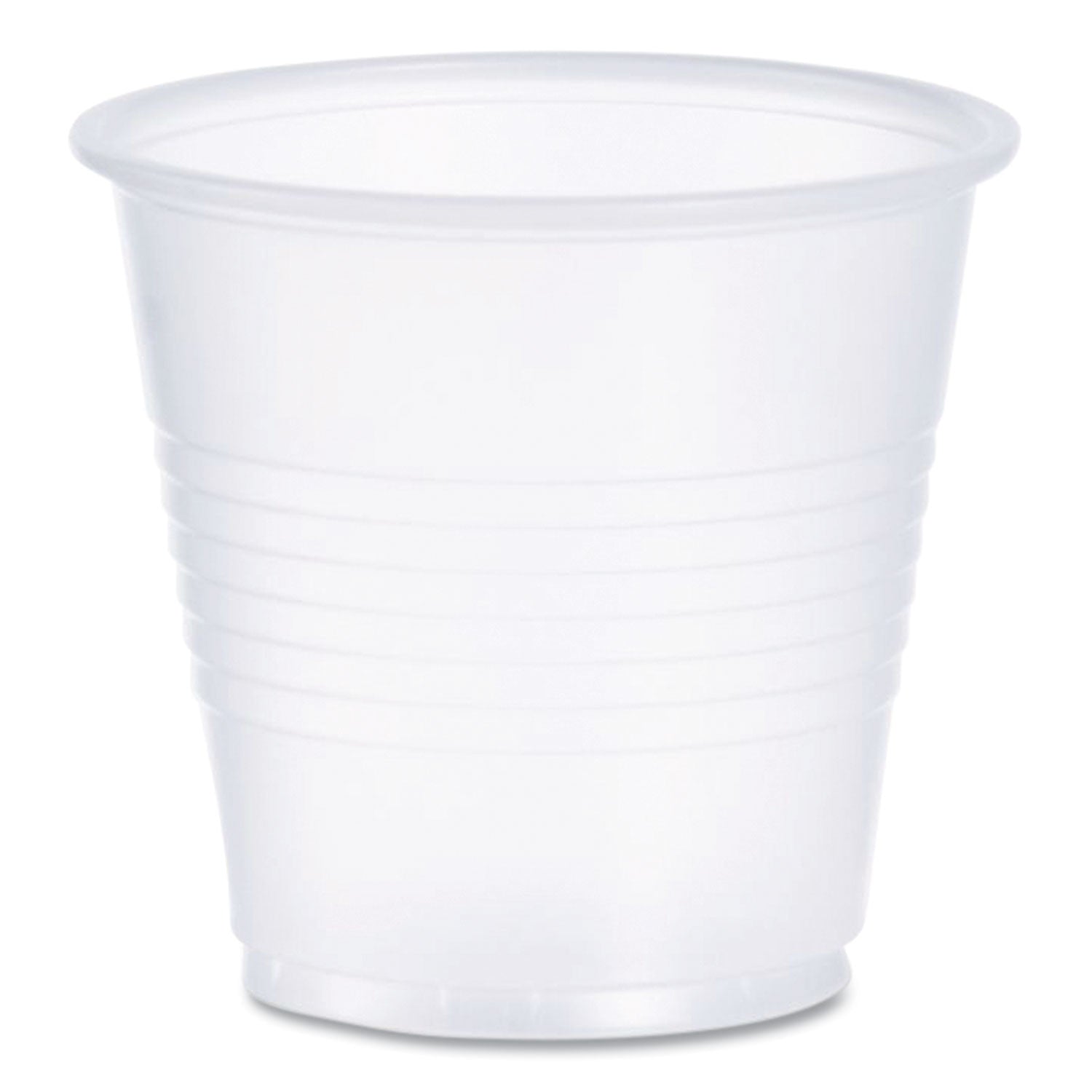 Dart High-Impact Polystyrene Cold Cups, 3.5 oz, Translucent, 100 Cups/Sleeve, 25 Sleeves/Carton (DCCY35)