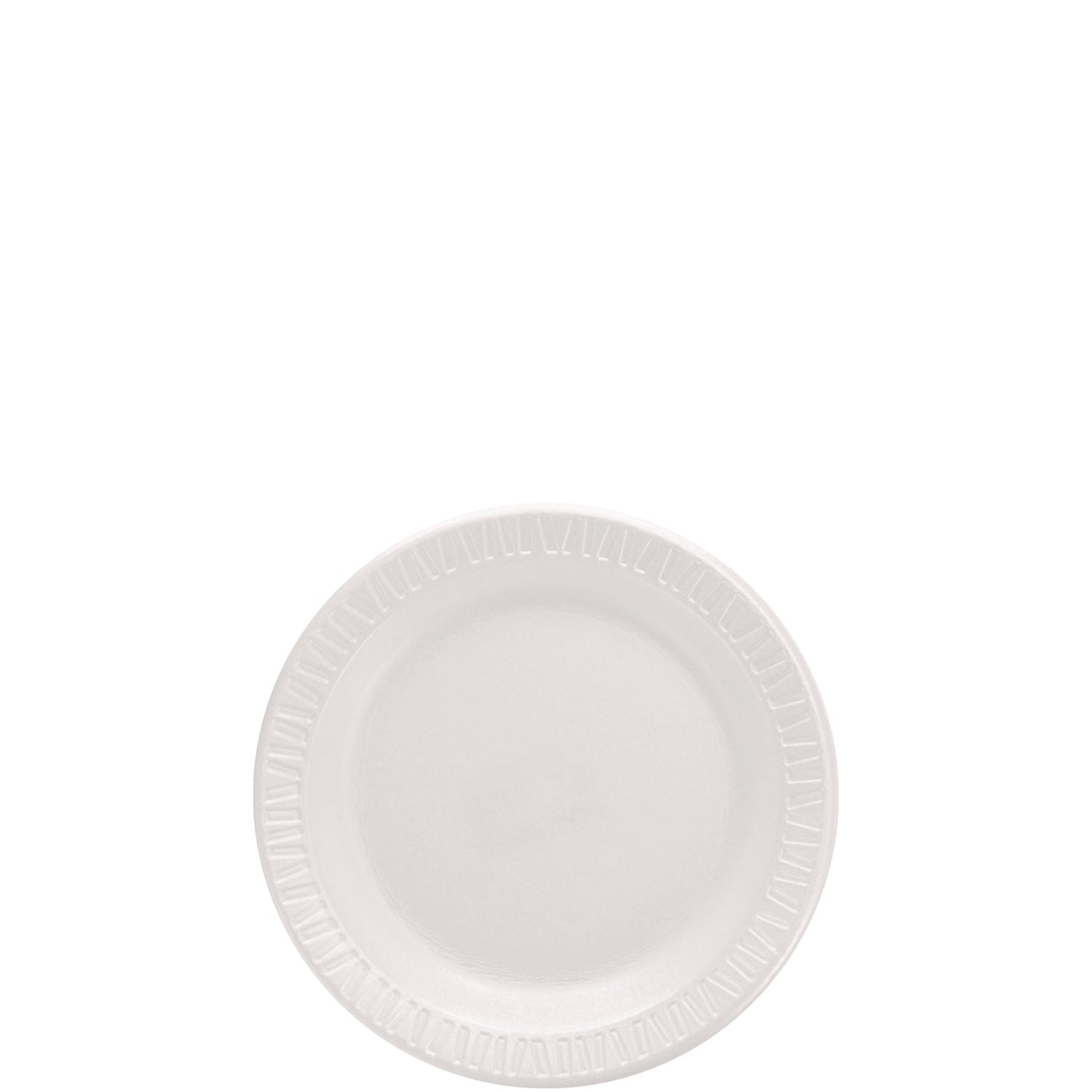 Dart Mediumweight Foam Dinnerware, Plate, 6" dia, White, 125/Pack (DCC6PWQRPK)