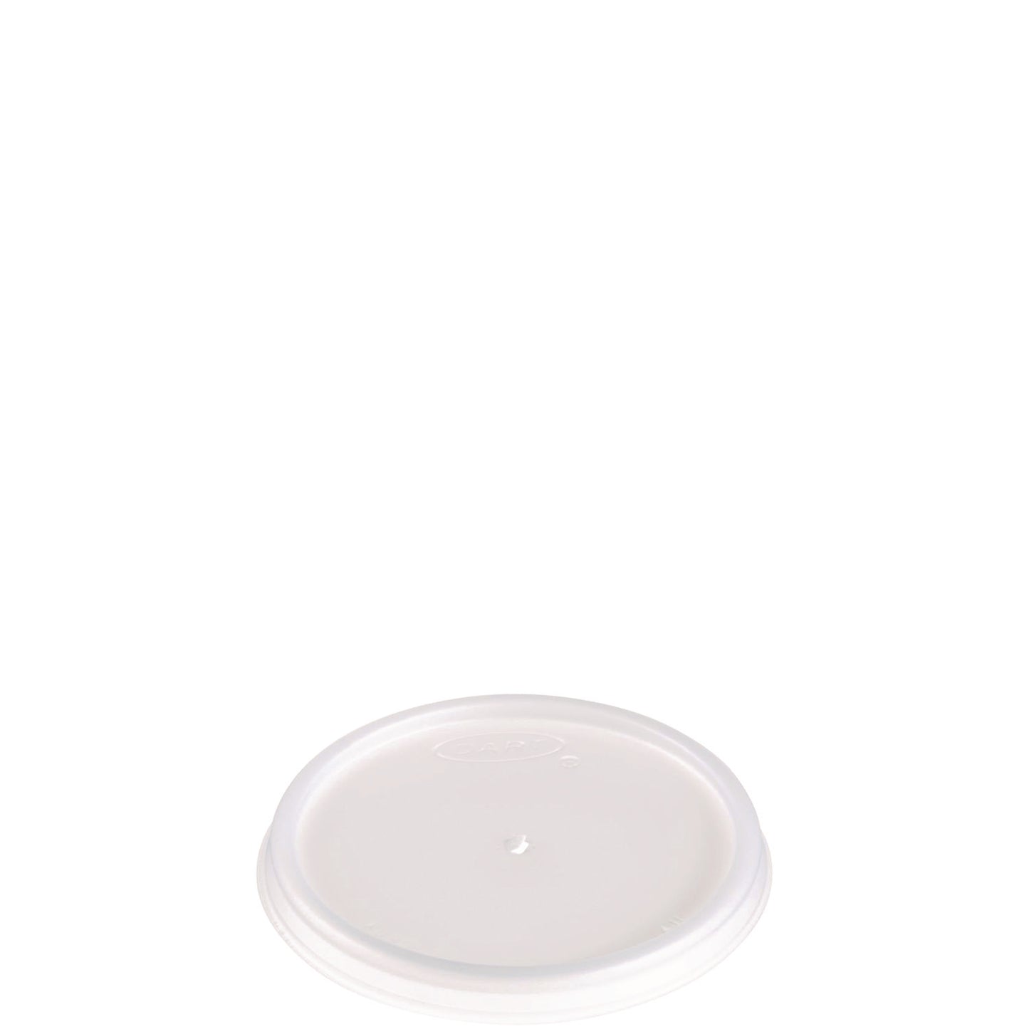 Dart Plastic Lids, Fits 4 oz Cups, Vented, Translucent, 100/Pack, 10 Packs/Carton (DCC4JL)