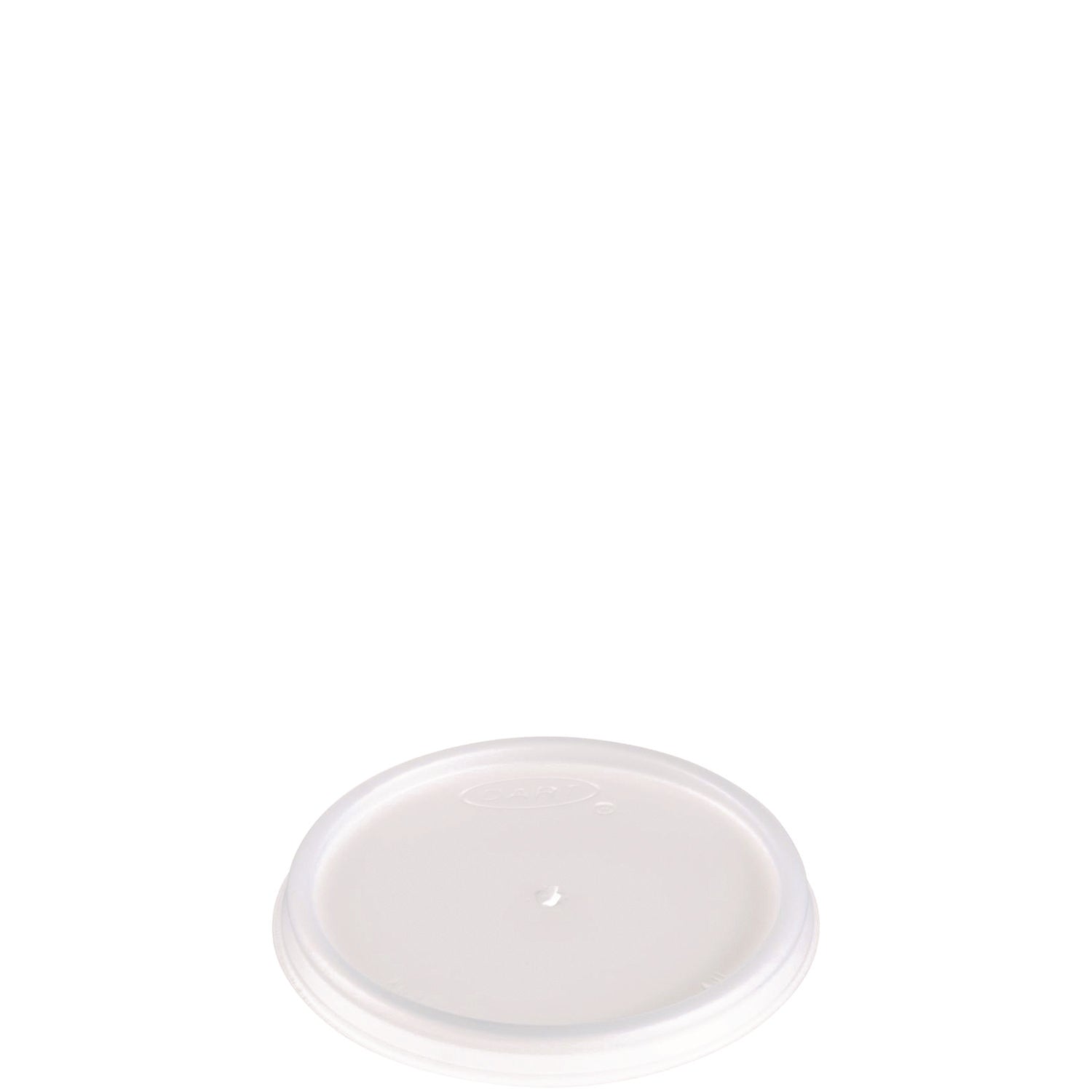Dart Plastic Lids, Fits 4 oz Cups, Vented, Translucent, 100/Pack, 10 Packs/Carton (DCC4JL)