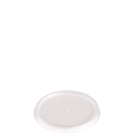 Dart Plastic Lids, Fits 4 oz Cups, Vented, Translucent, 100/Pack, 10 Packs/Carton (DCC4JL)