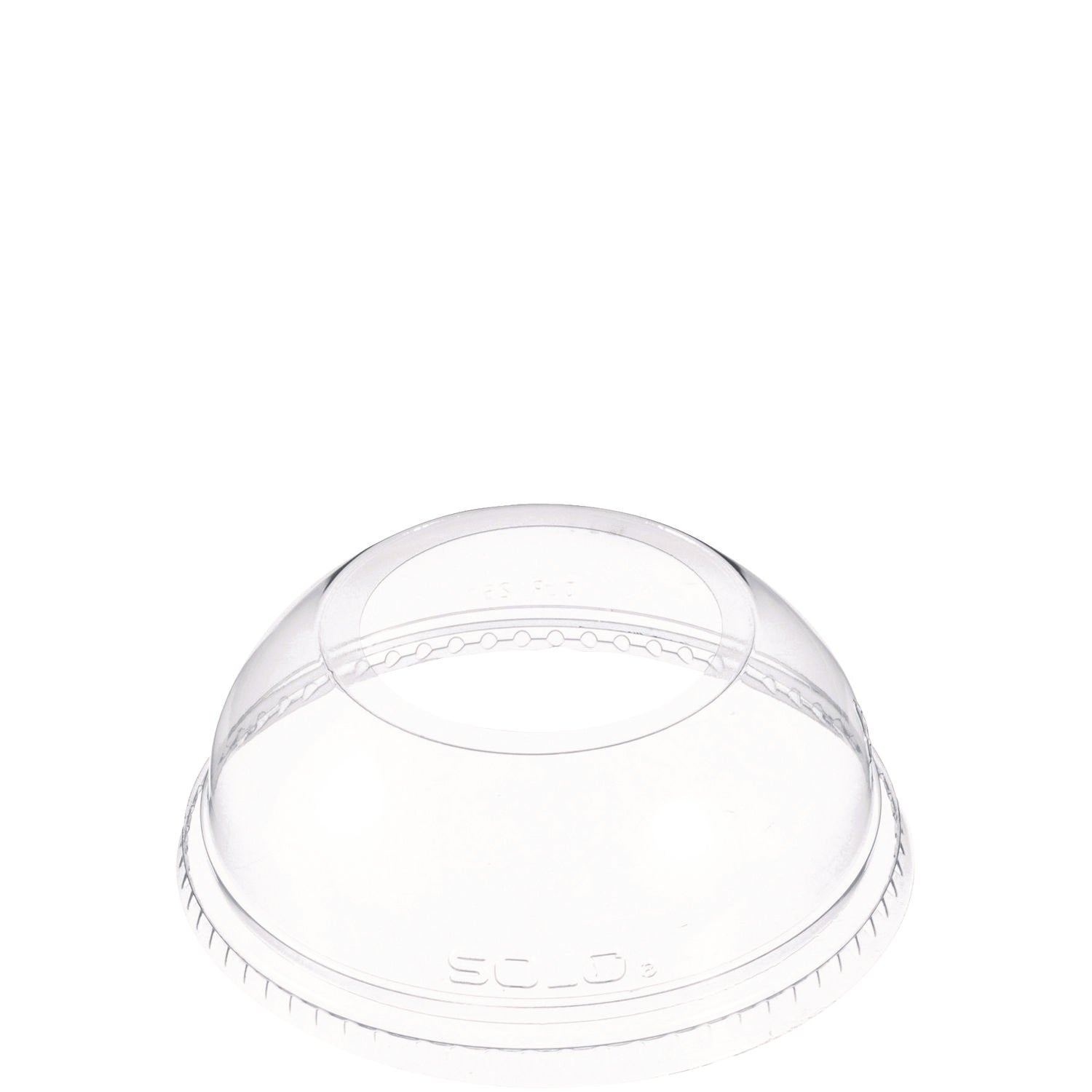Dart Open-Top Dome Lid, Fits 16 oz to 24 oz Plastic Cups, Clear, 1.9" Dia Hole, 1,000/Carton (DCCDLW626)