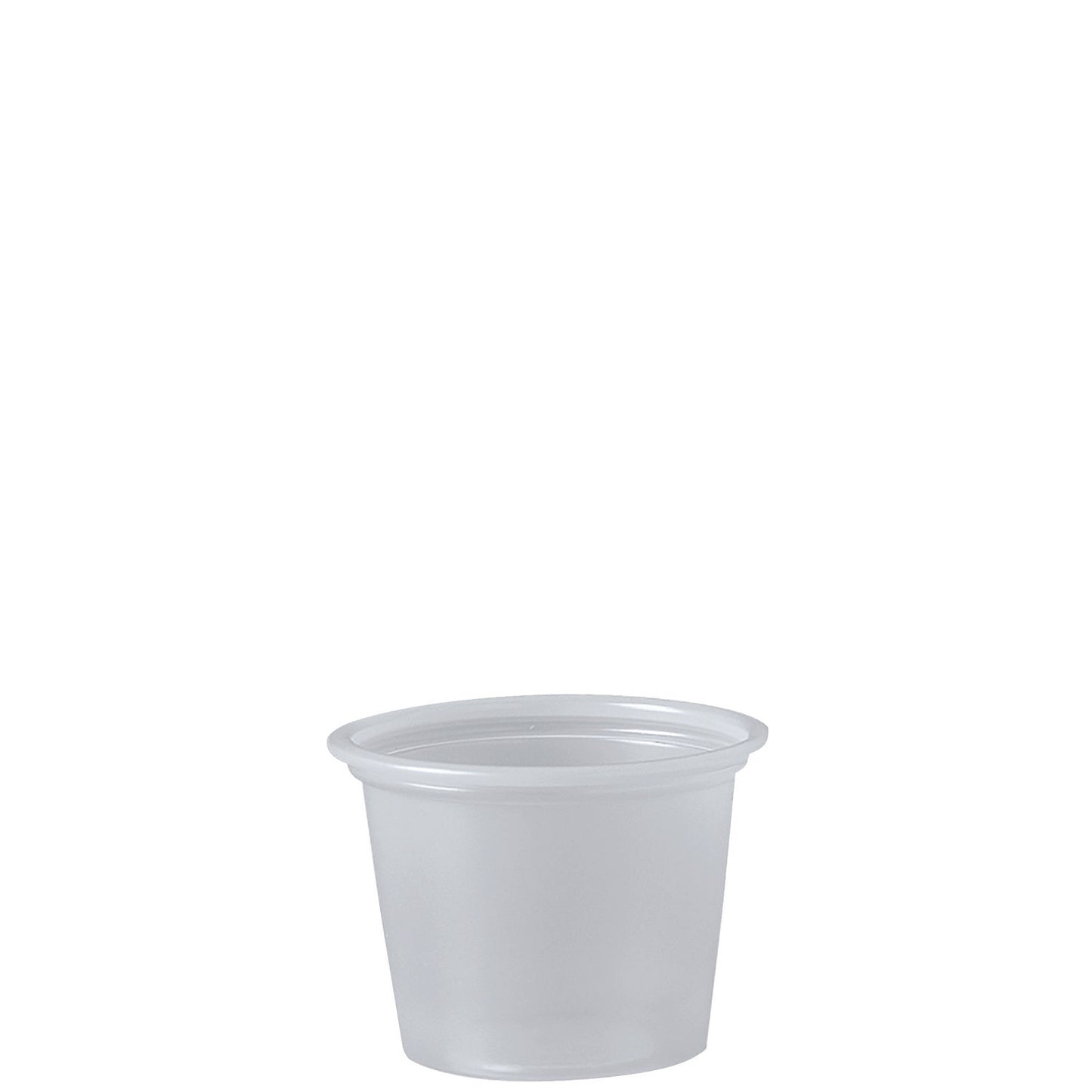 Dart Polystyrene Portion Cups, 1 oz, Translucent, 2,500/Carton (DCCP100N)