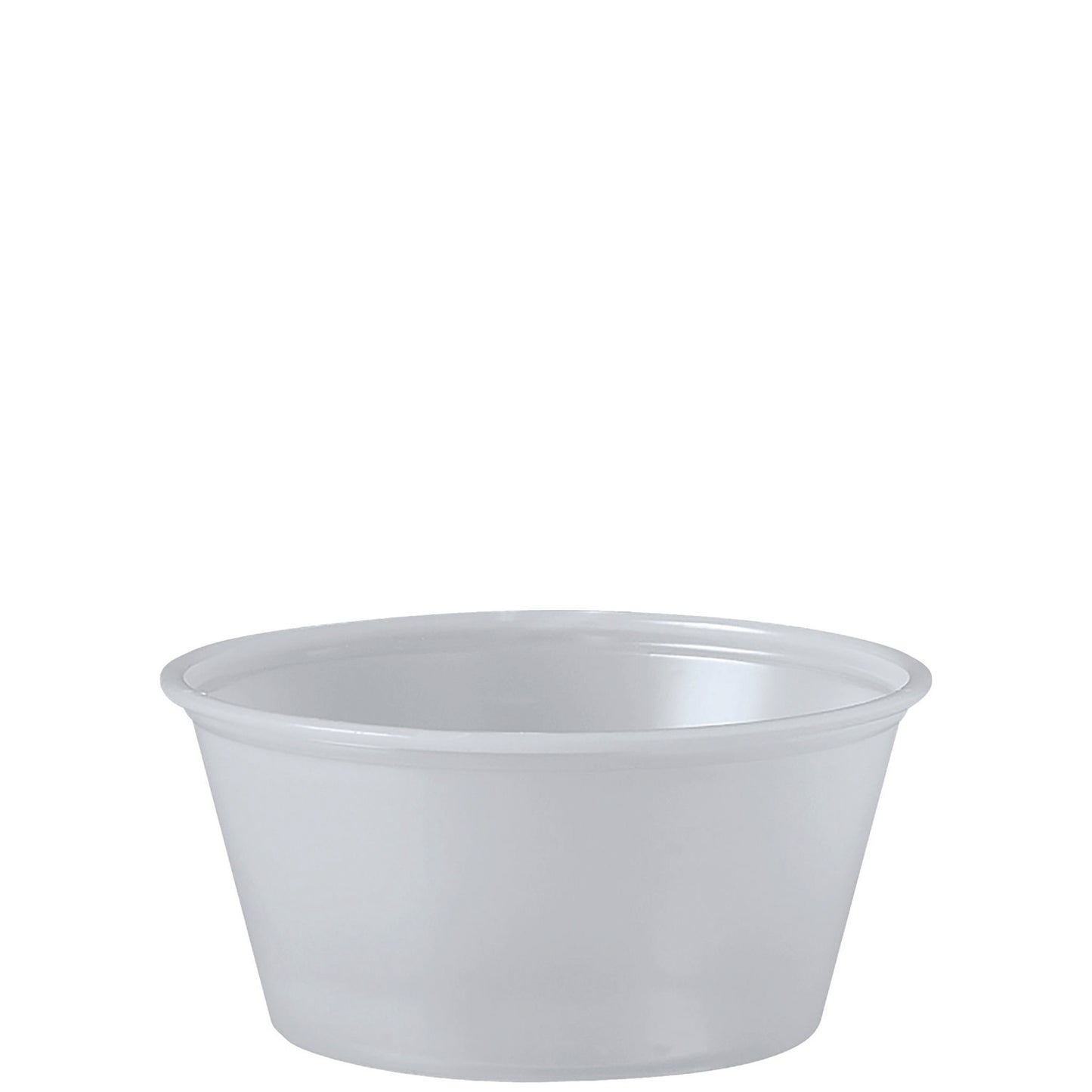 Dart Polystyrene Portion Cups, 3.25 oz, Translucent, 250/Bag, 10 Bags/Carton (DCCP325N)