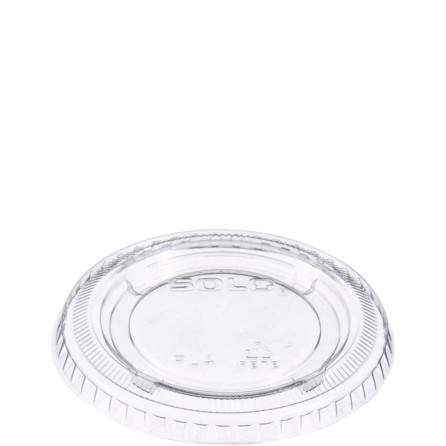 Dart Portion/Souffle Cup Lids, Fits 3.25 oz to 9 oz Cups, Clear, 125/Pack, 20 Packs/Carton (DCCPL4N)