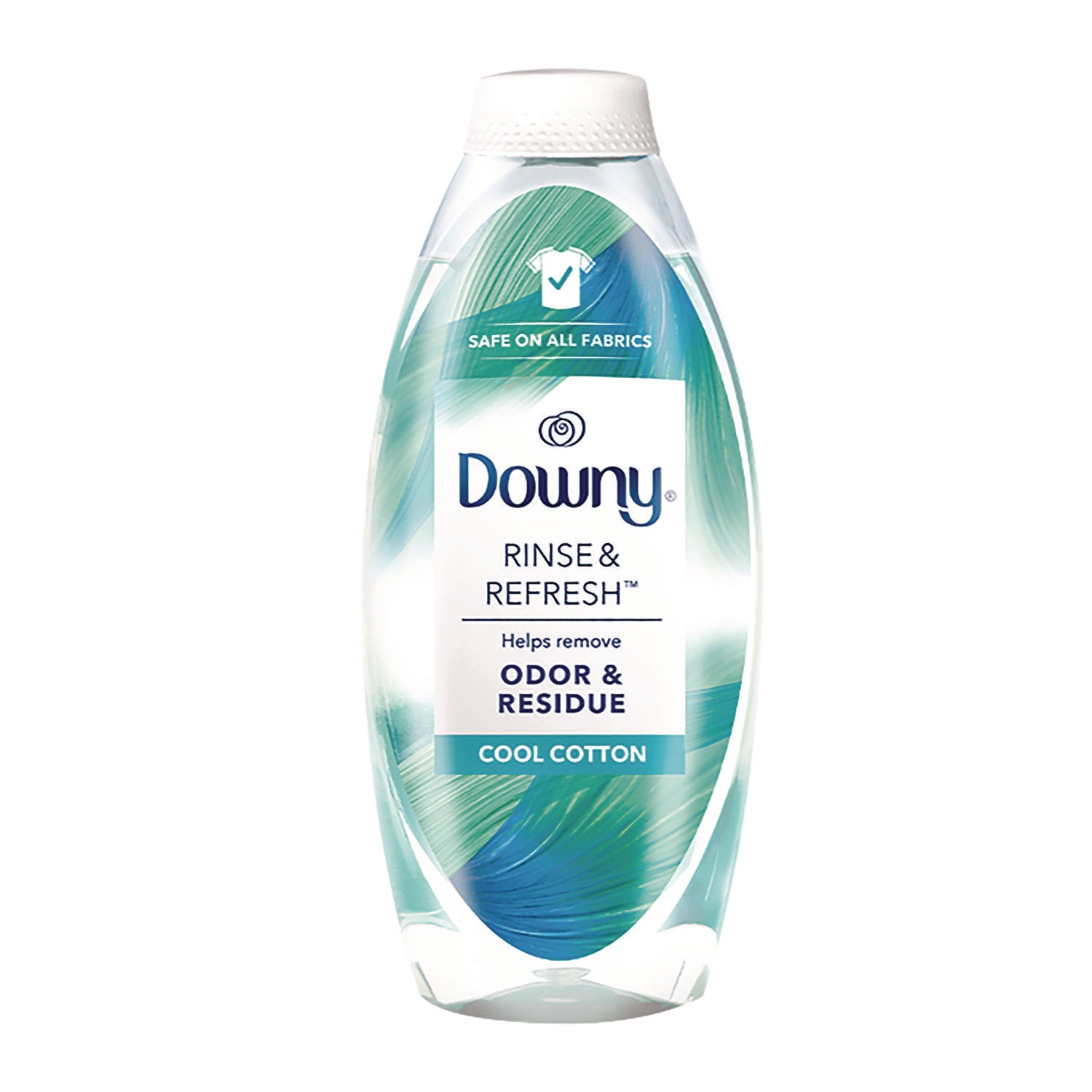 Downy Rinse and Refresh Liquid Fabric Softener, Cool Cotton Scent, 48 oz Bottle (PGC3700091446)