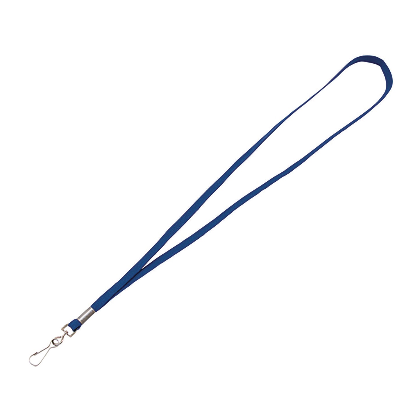 Advantus Deluxe Lanyard with J-Hook, Blue, 36" Long, 100/Pack (AVT97129)