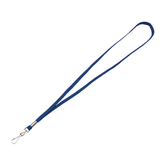Advantus Deluxe Lanyard with J-Hook, Blue, 36" Long, 100/Pack (AVT97129)