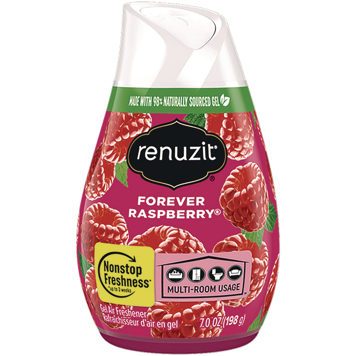 Renuzit Adjustables Air Freshener, Forever Raspberry, 7 oz Solid, 12/Carton (AMY43111CT)