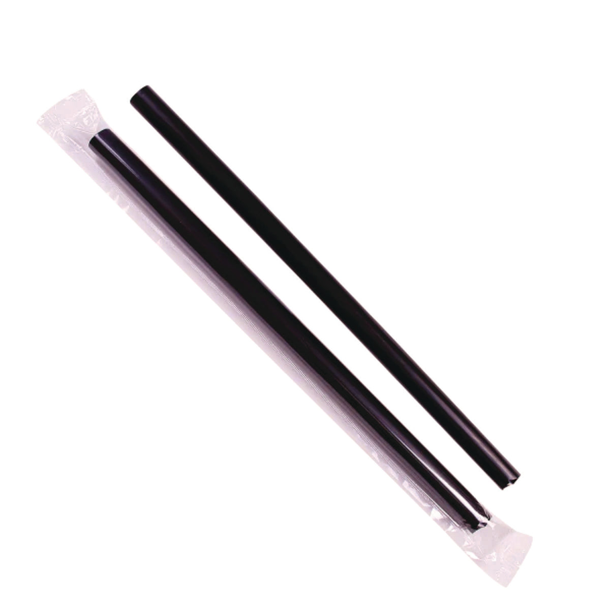 Karat Boba Straws, 9", Black, 1,600/Carton (KRTC9060SBLACK)
