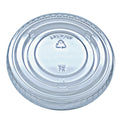 Fabri-Kal Kal-Clear/Nexclear Drink Cup Lids, Flat Lid with No Slot, Fits 9 to 10 oz Cold Cups, Clear, 2,500/Carton (FABLKC910F)