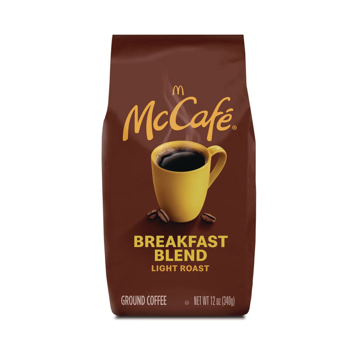 McCafe Ground Coffee, Breakfast Blend, 12 oz Bag (GMT5533EA)