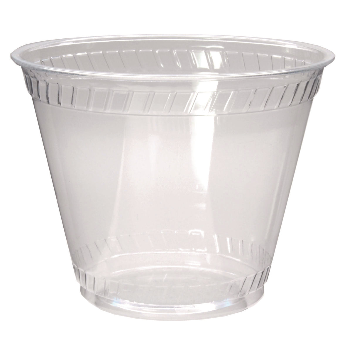 Fabri-Kal Kal-Clear PET Cold Drink Cups, 9 oz, Clear, Old Fashioned, 50/Sleeve, 20 Sleeves/Carton (FABKC9OF)
