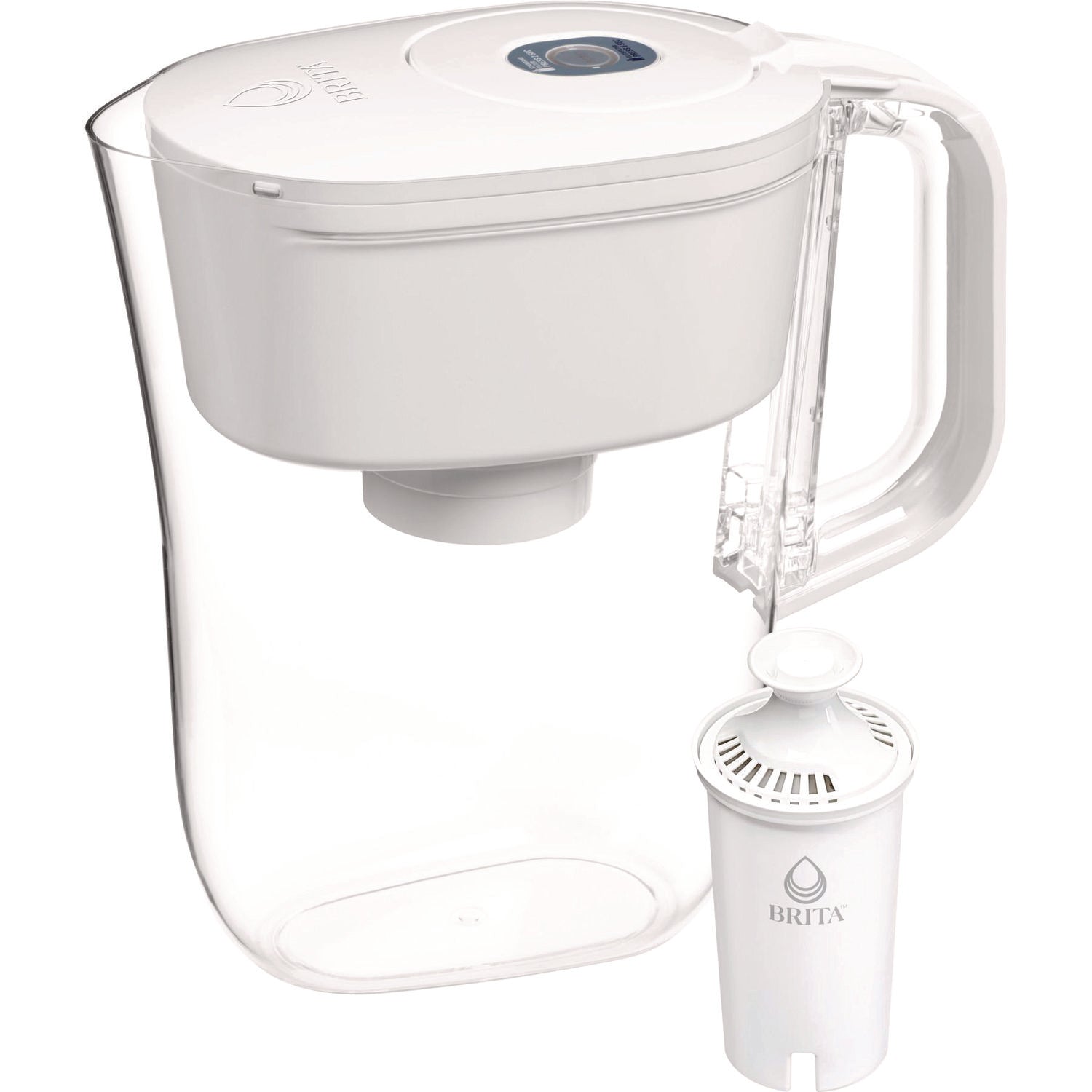 Brita Small 6-Cup Water Filter Pitcher with 1 Standard Filter, Clear (CLO36089EA)