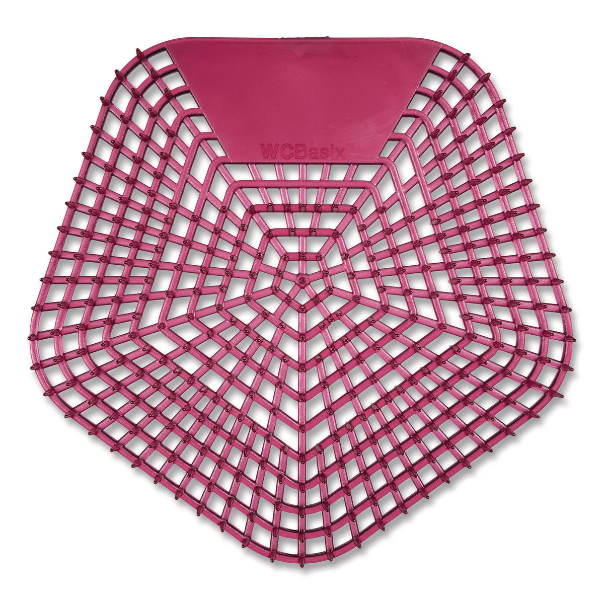 Boardwalk Anti-Splash Urinal Screen, Apple Cinnamon Scent, Red, 0.11 oz, 10/Box (1007)