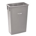 Alpine Slim 23 Gallon Indoor Trash Can, Plastic, Gray (ALH477GRY)
