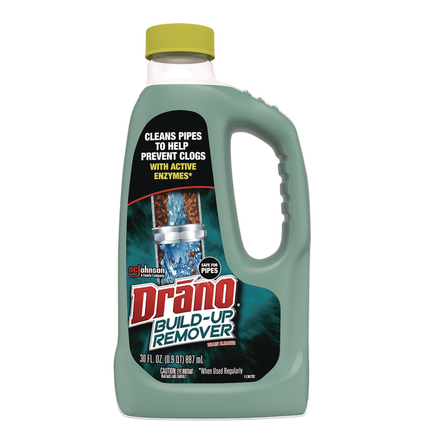 Drano Buildup Remover Drain Cleaner, 30 oz Bottle (SJN335707)