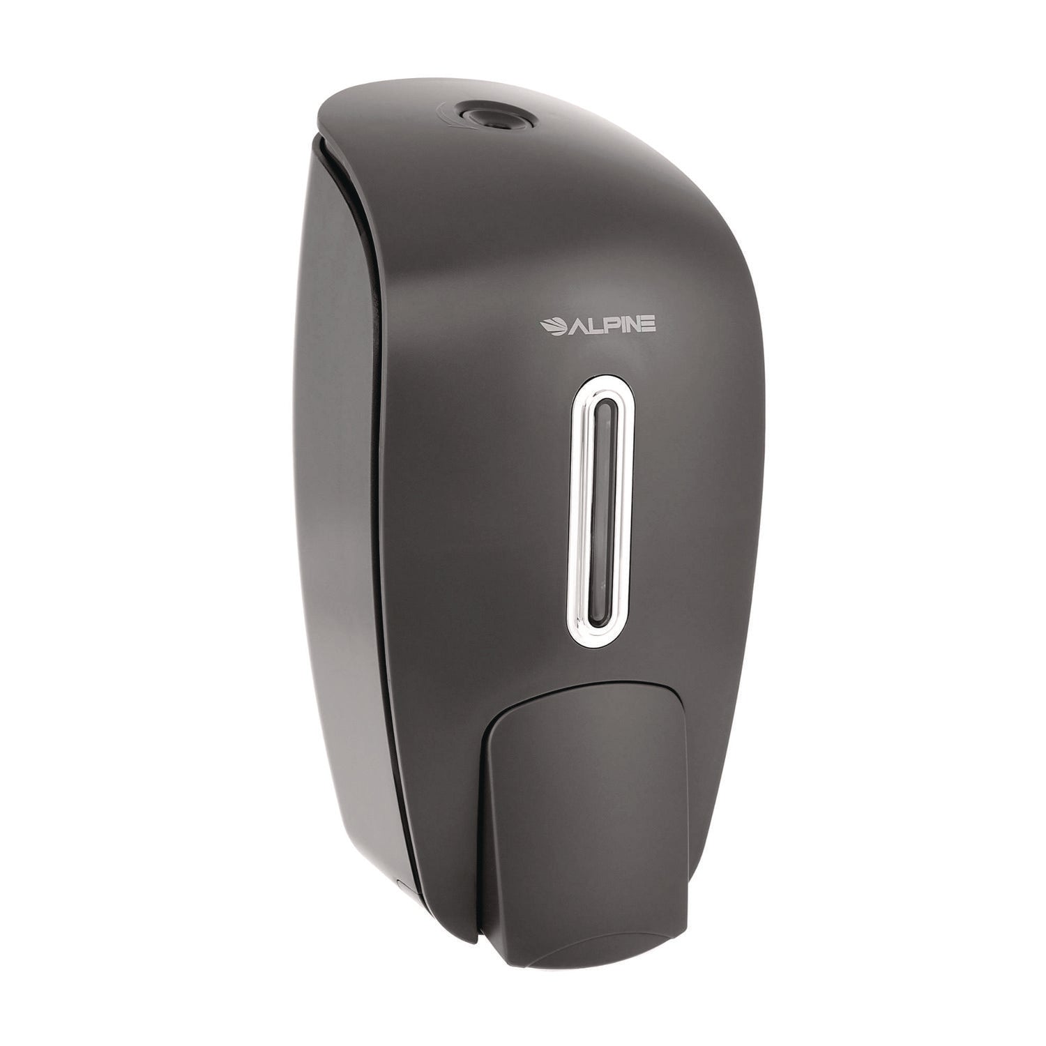 Alpine Surface Mounted Soap and Hand Sanitizer Dispenser, 27 oz, 4.1 x 4.6 x 9.6, Gray (ALHALP425GRY)