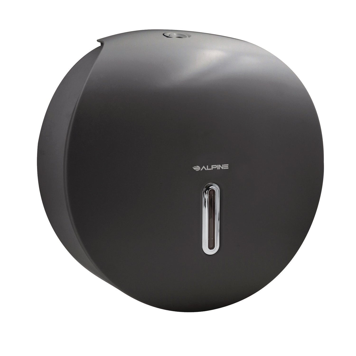 Alpine Plastic Single Roll Jumbo Toilet Paper Dispenser, 5.3 x 11.5 x 11.7, Gray (ALHALP450GRY)