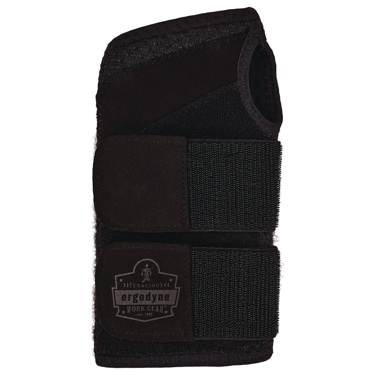 ergodyne ProFlex 4015 Wrist Brace Support with Double Strap, X-Large, Fits Left Hand, Black (EGO70151)