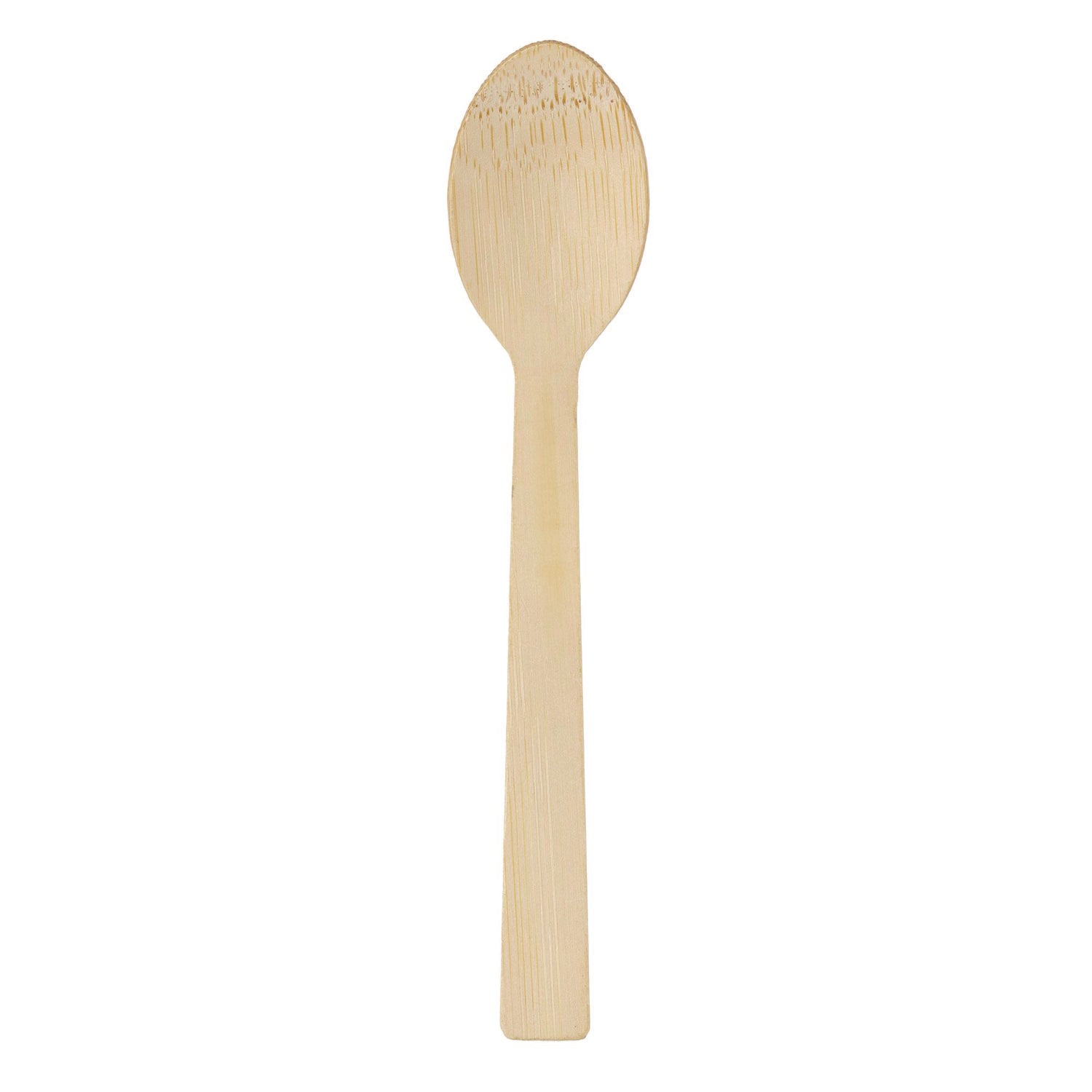 Dixie Bamboo Cutlery, Spoon, Light Golden, 100/Pack, 10 Packs/Carton (DXEANSBAM)