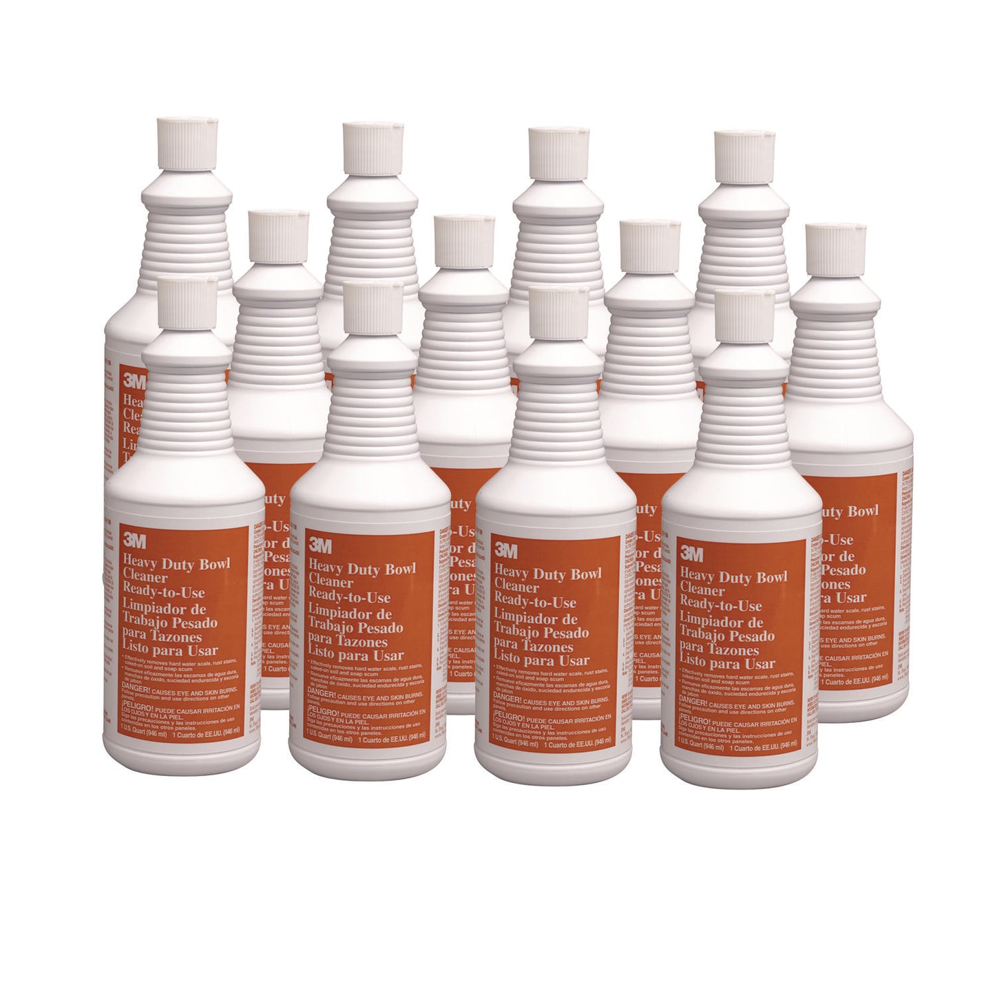 3M Heavy-Duty Bowl Cleaner, Liquid, 1 qt. Bottle (MMM34764)