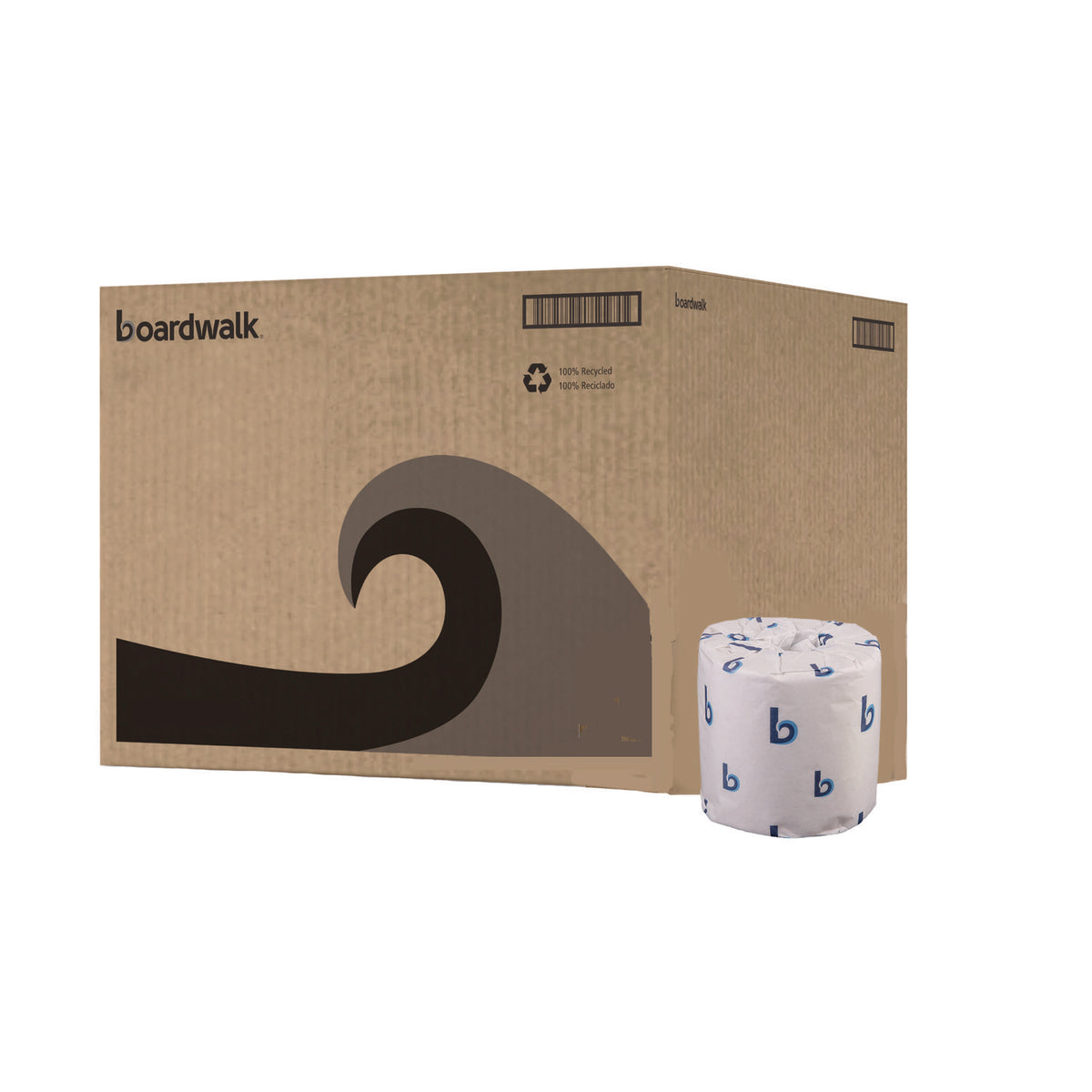 Boardwalk 2-Ply Toilet Tissue, Septic Safe, White, 400 Sheets/Roll, 96 Rolls/Carton (BWK6144)