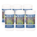 SCRUBS Graffiti and Paint Remover Towels, Citrus, 10 x 12, Neutral Scent, Orange on White, 30/Canister, 6 Canisters/Carton (ITW90130CT)