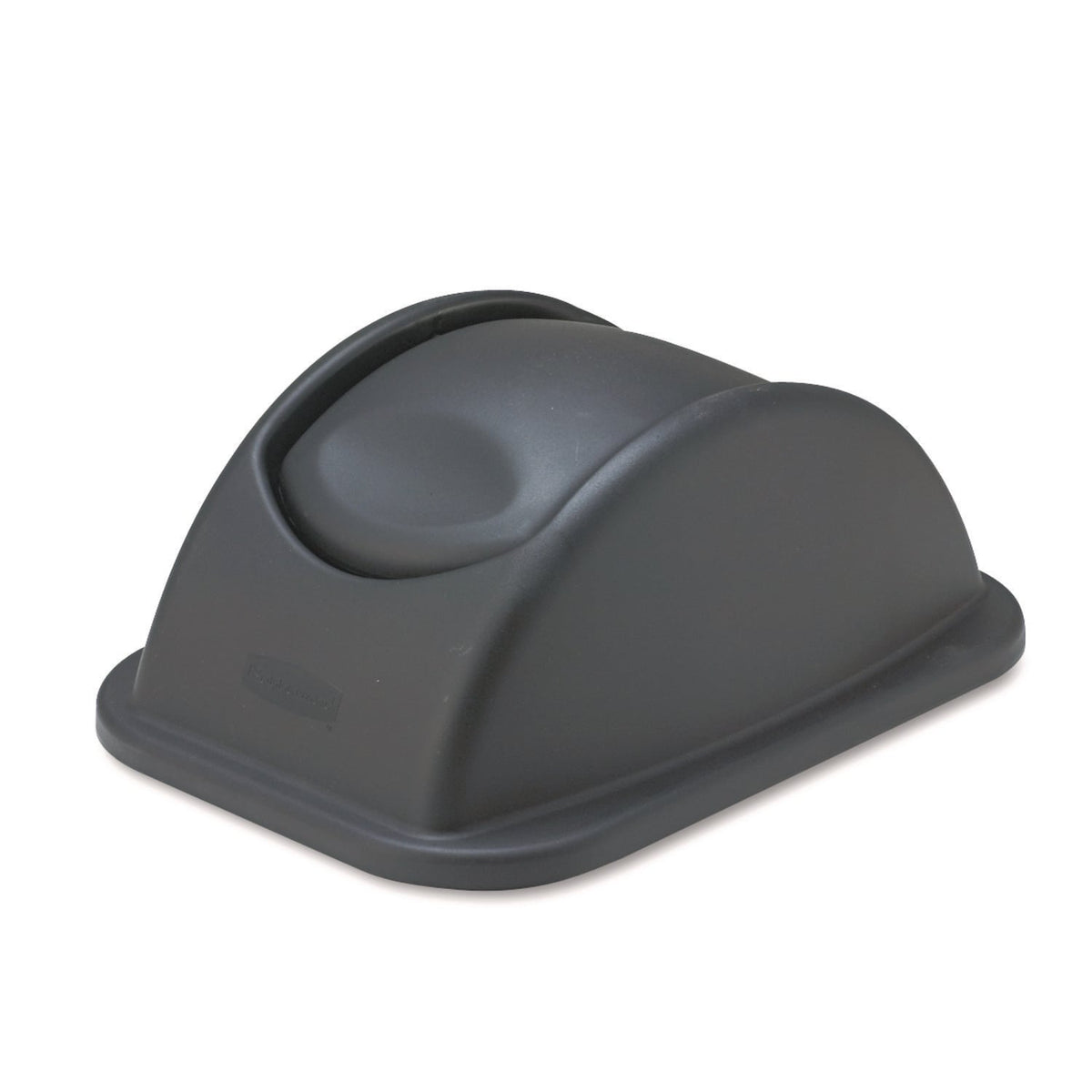 Rubbermaid Commercial Rectangular Free-Swinging Plastic Lids, Black (RCP306600BK)