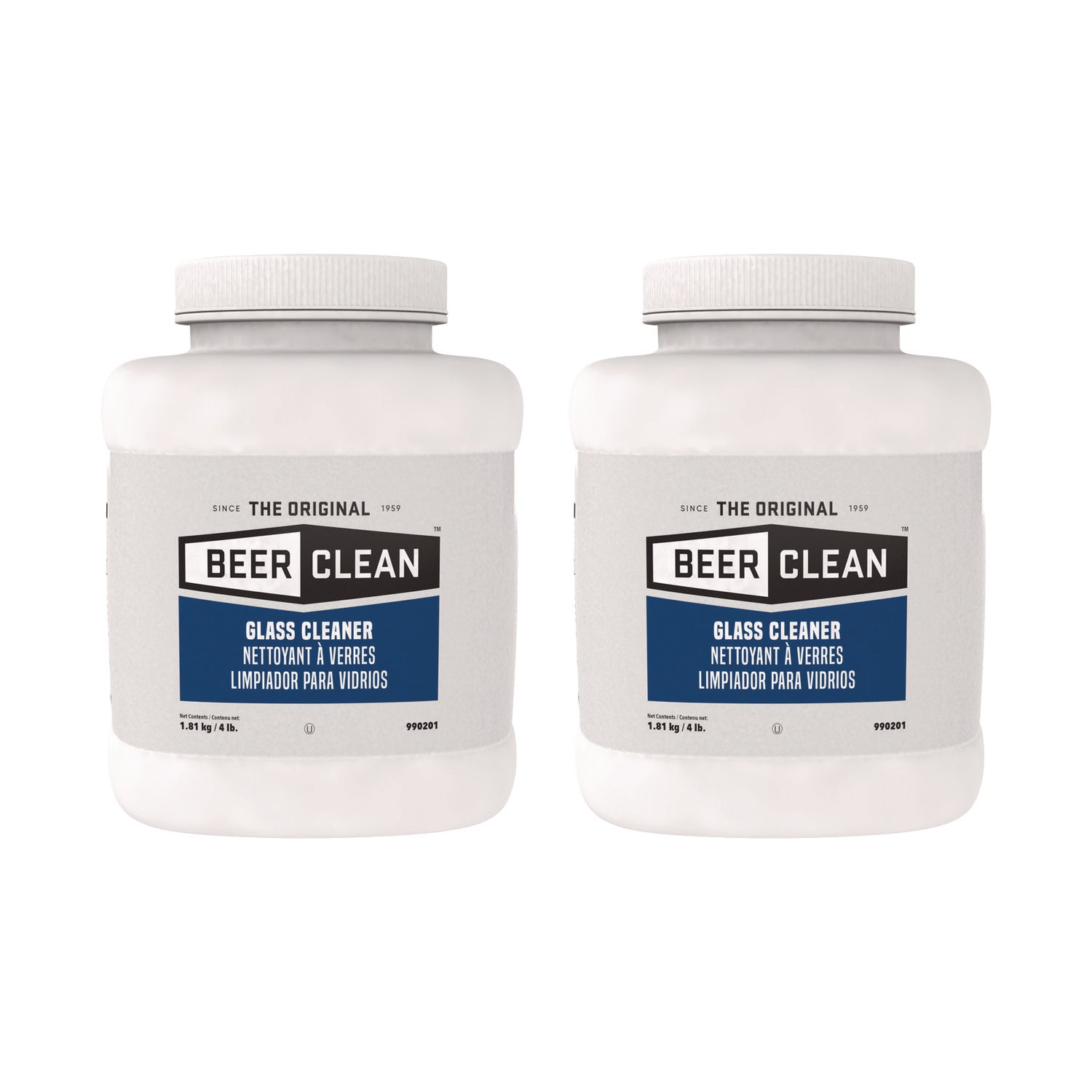 Diversey Beer Clean Glass Cleaner, Unscented, Powder, 4 lb. Container (DVO990201)