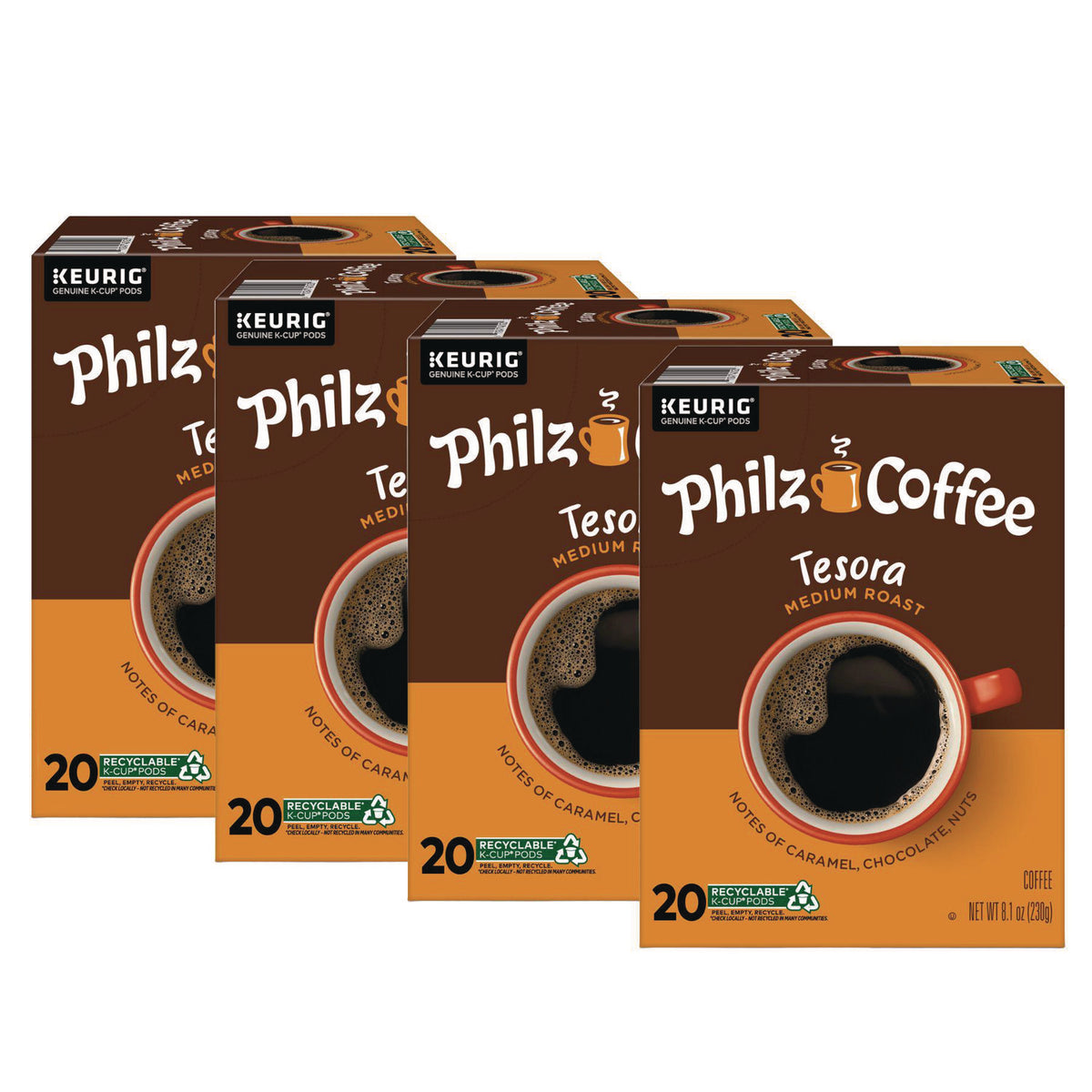 Philz Coffee Tesora K-Cups, 80/Carton (GMT0120CT)