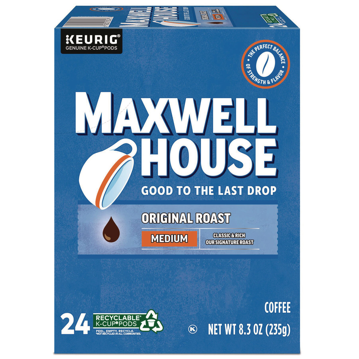 Maxwell House Original Roast K-Cups, 24/Box (GMT5469)
