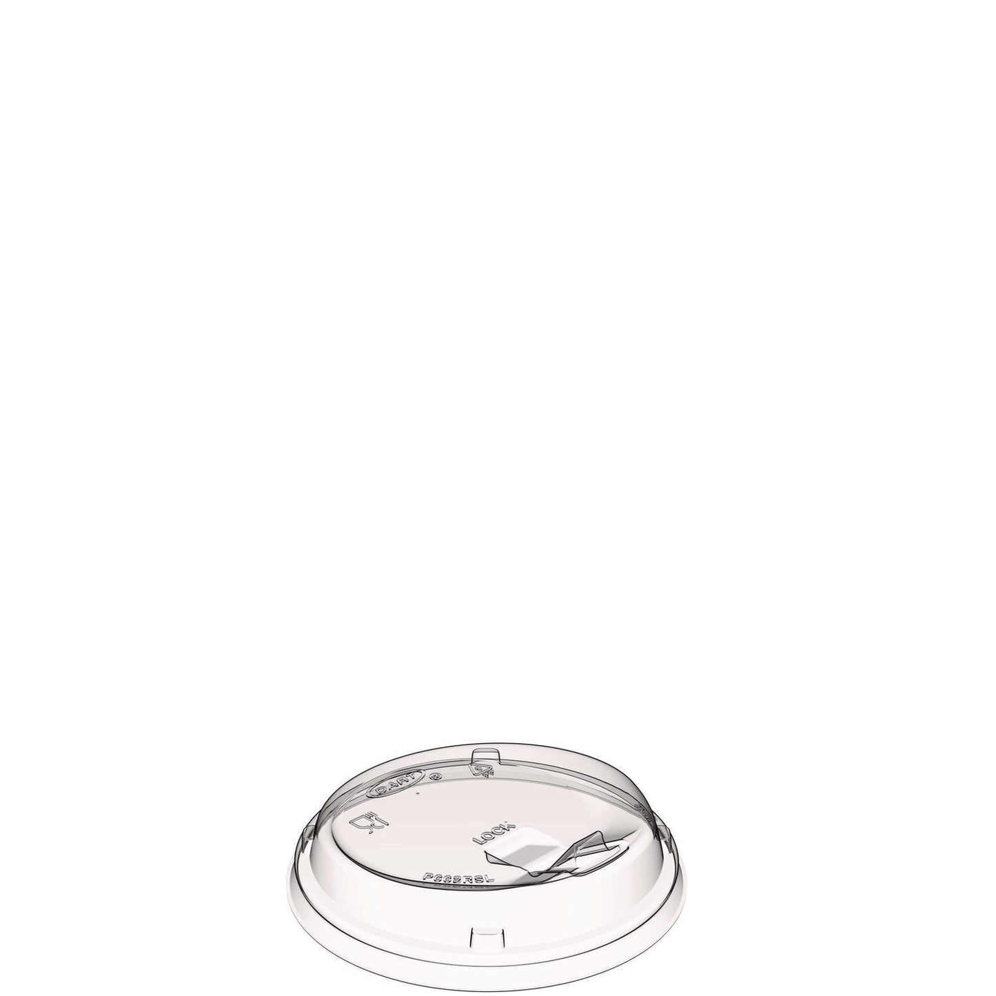 Dart Prima Strawless Plastic Lids, Fits 9 oz to 20 oz Cold Cups, Clear, 1,000/Carton (DCCP662RSL)