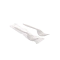 Pactiv Evergreen Fieldware Cutlery, Individually Wrapped, Fork, White, 1,000/Carton (PCTFKFWCH)
