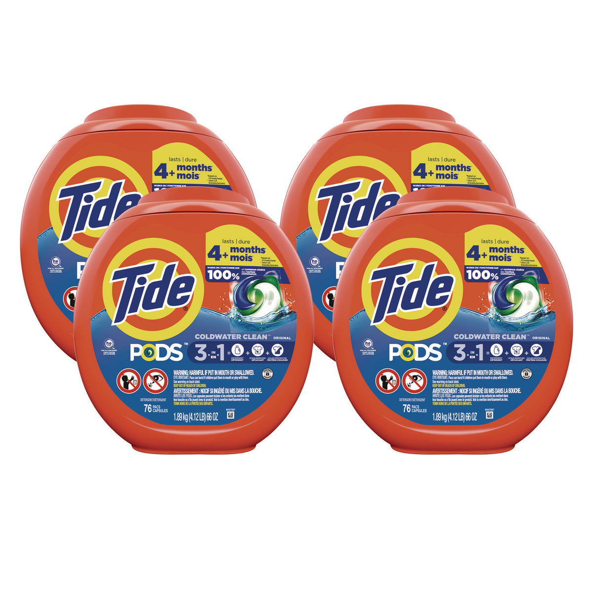 PODS Laundry Detergent, Tide Original, 76 Pods (PGC09165)