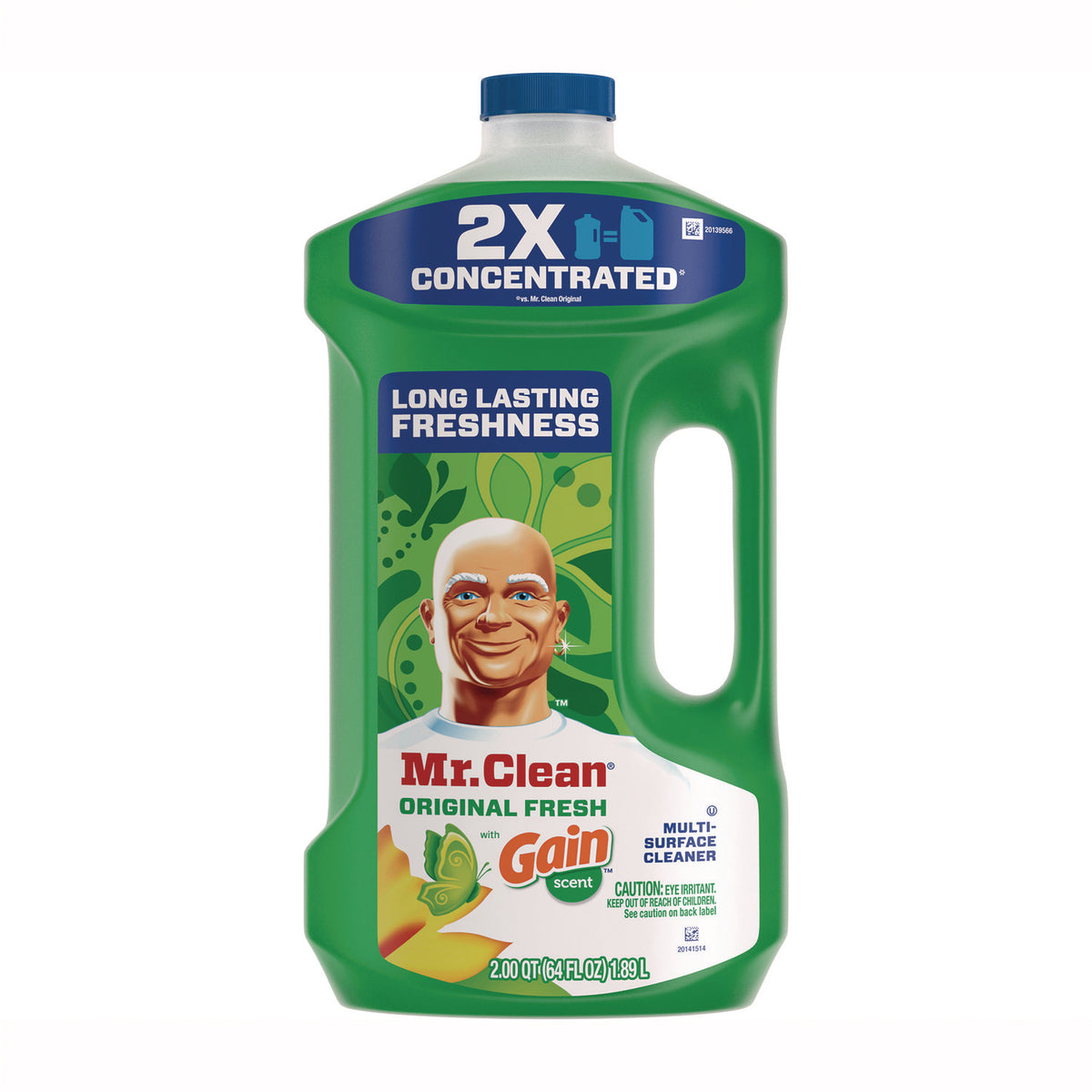 Mr. Clean Multipurpose Cleaning Solution, Gain Original Fresh Scent, 64 oz Bottle (PGC10724)