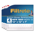 Filtrete High Performance Air Filter, 12 x 12, 4/Carton (UA10DC4CA)
