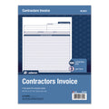 Adams Multipart Contractor Invoice Forms, Three-Part Carbonless, 8.5 x 10.94, 100 Forms Total (NC3822)