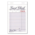 Adams One-Part Guest Check Pad, One-Part (No Copies), 3.35 x 4.94, 100 Forms/Pad, 12 Pads/Pack (210012)