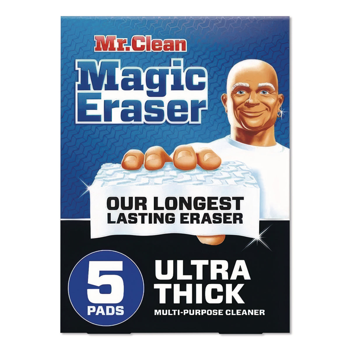 Mr. Clean Magic Eraser Ultra Thick, White, 5/Pack (12413PK)