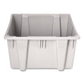 Rubbermaid Commercial Palletote Box, 11.97 gal, 1.6 cu ft, 15.5" x 19.5" x 13", Gray (FG172200GRAY)