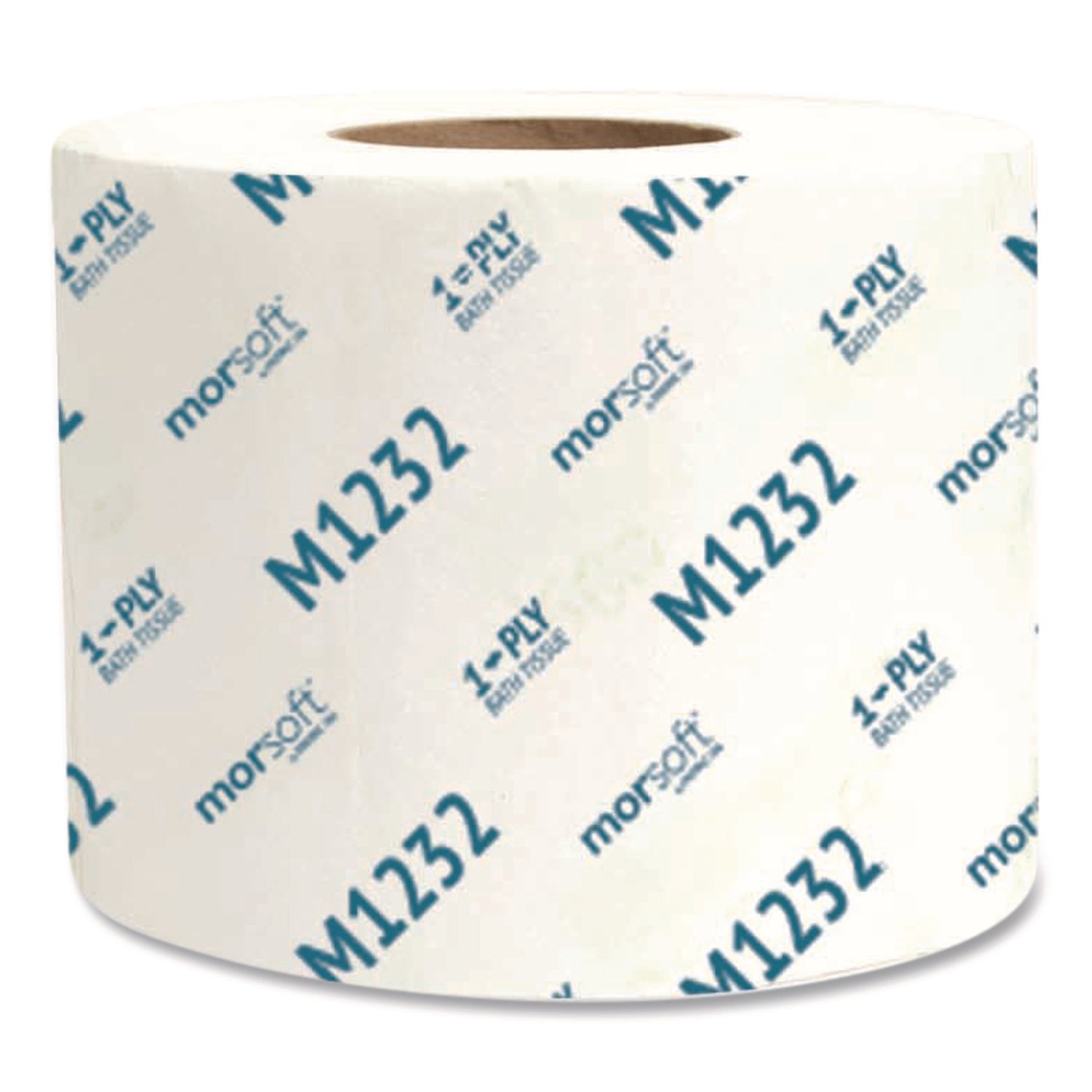Morcon Tissue Morsoft Controlled Bath Tissue, Septic Safe, 1-Ply, White, 1,200 Sheets/Roll, 48 Rolls/Carton (M1232)