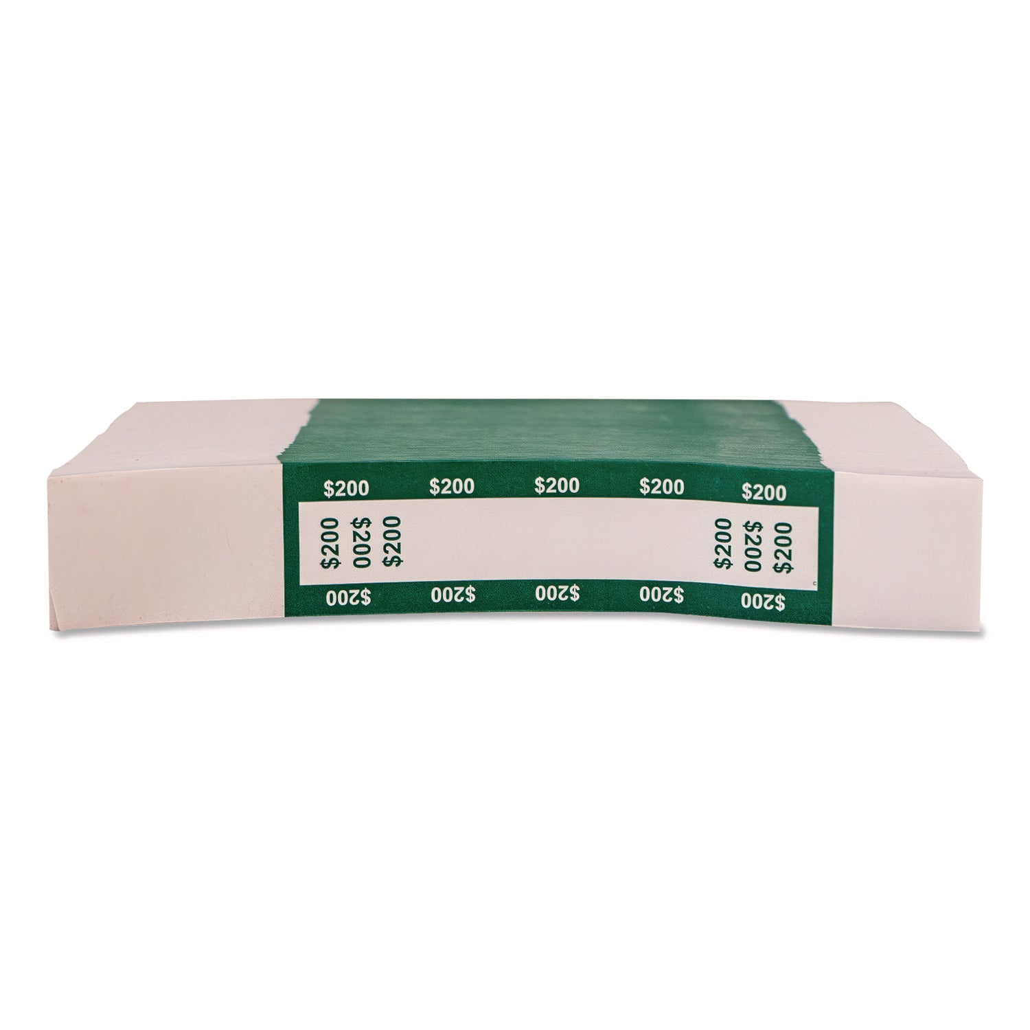 CONTROLTEK Currency Straps, $200, Self-Adhesive, 1,000/Pack (560017)