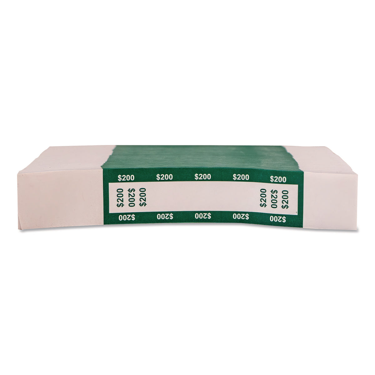 CONTROLTEK Currency Straps, $200, Self-Adhesive, 1,000/Pack (560017)